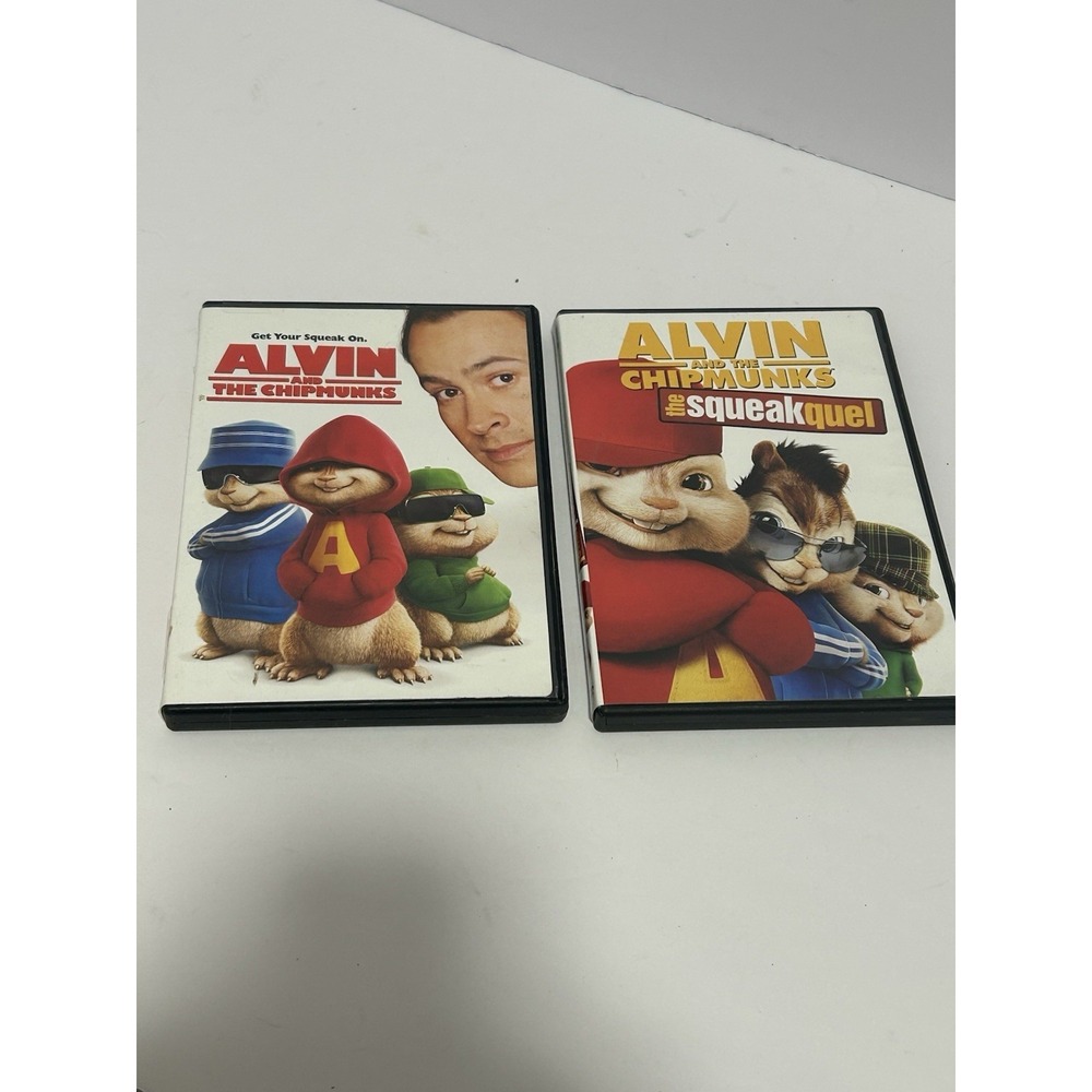 Alvin and the Chipmunks 1&2  2 DVD Set 2007 Jason Lee Family Comedy Widescreen